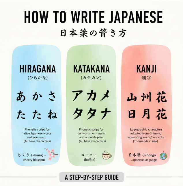 How to write Japanese in Japanese